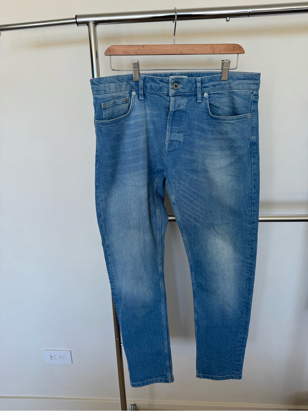Topman Light Blue Skinny Jeans